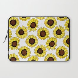 Sunflowers are the New Roses! - White Laptop Sleeve