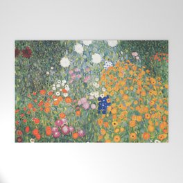 Flower Garden - Gustav Klimt Welcome Mat