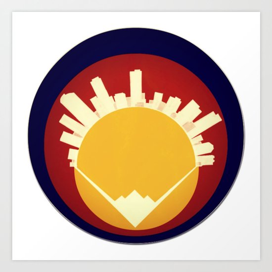 Eolus / Denver / Colorado Art Print