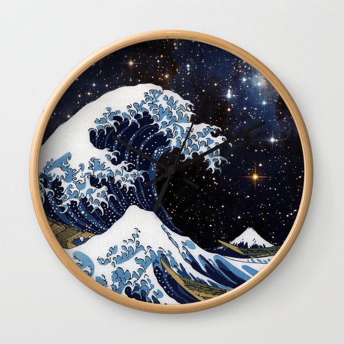 Hokusai & LH95 Wall Clock