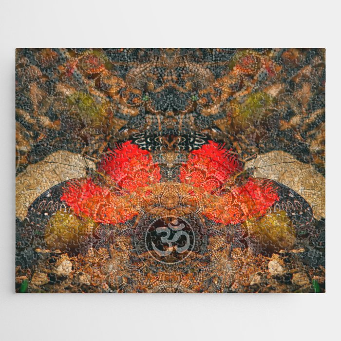 Om Butterflies  Jigsaw Puzzle