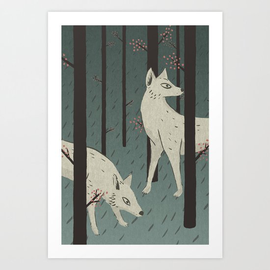 Wolves Art Print