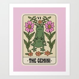 Gemini Tarot Art Print