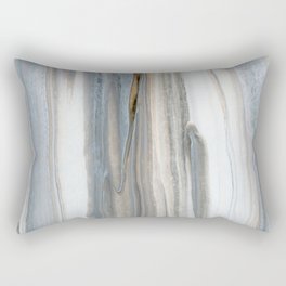Gray Woodgrain  Rectangular Pillow