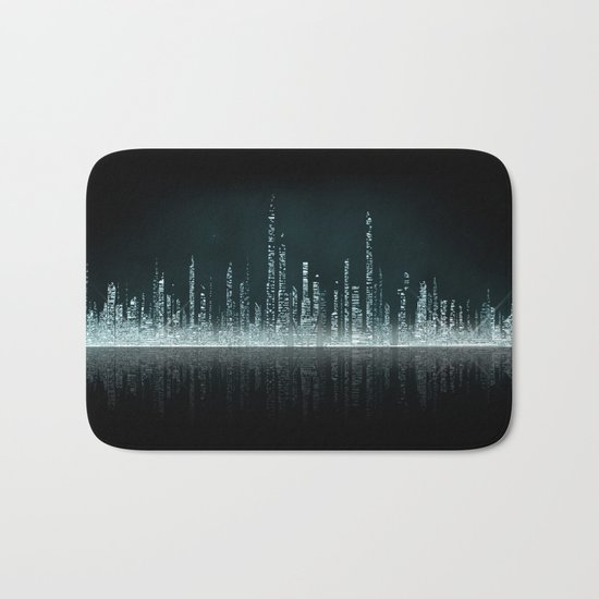 TRON CITY Bath Mat
