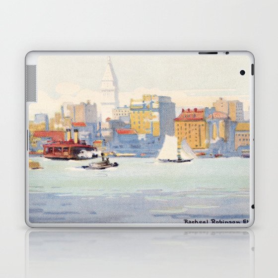 New York from the 34th Street Ferry (1914) Laptop & iPad Skin
