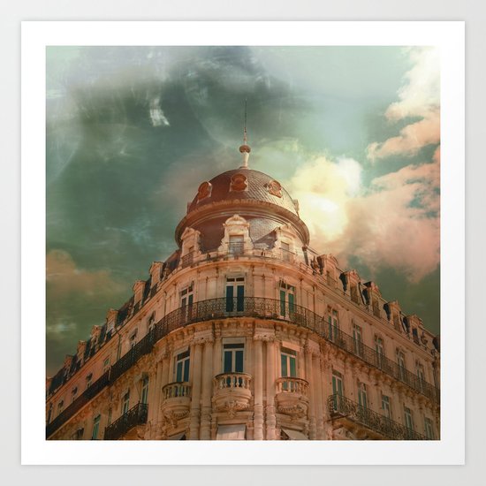 Montpellier - France Art Print