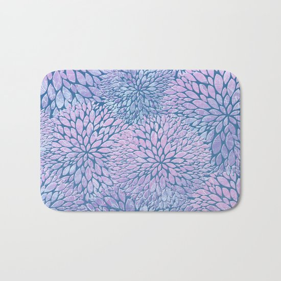 Frozen Petals Bath Mat