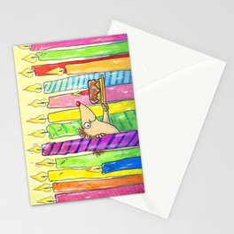 Happy Birthday Candles Stationery Cards