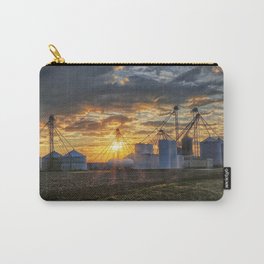 Bins and Silos at Sunset Carry-All Pouch