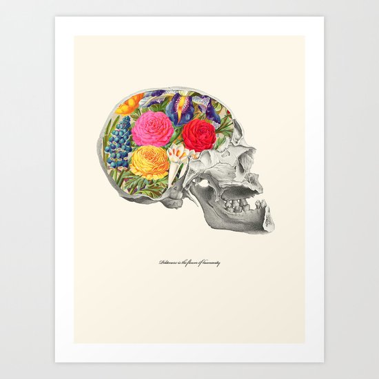 Politeness is the flower of humanity Art Print