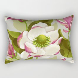 magnolia bloom - daytime version Rectangular Pillow