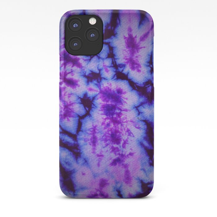 Tie Dye in Blue and Purple iPhone Case