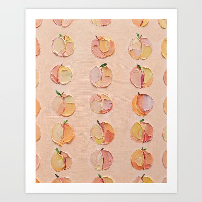 Peaches and Cream 6 Art Print