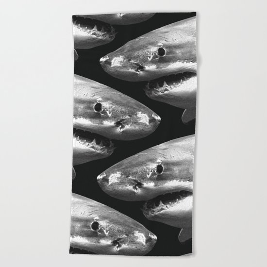 Shark pattern Beach Towel