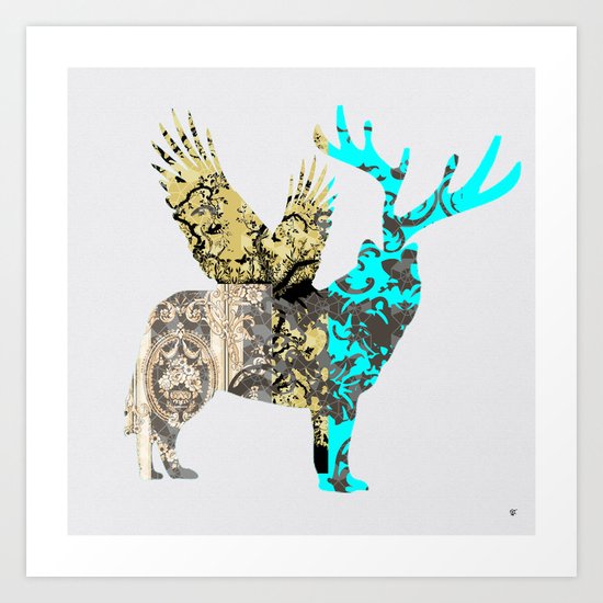 FabCreature · Steppenwolf 3 Art Print