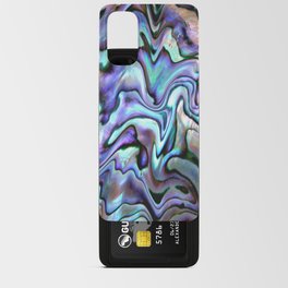 Blue Abalone Pearl Shell Android Card Case