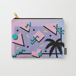 Memphis Pattern 25 - Miami Vice / 80s Retro / Palm Tree Carry-All Pouch