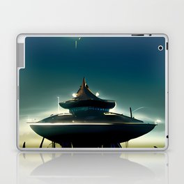 First Contact 001 Laptop Skin