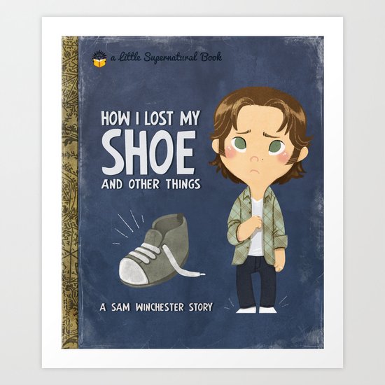 A Little Supernatural Goldenbook Art Print
