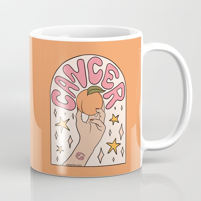 Cancer Peach Coffee Mug