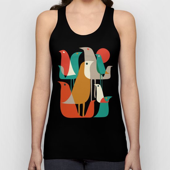 Flock of Birds Unisex Tank Top