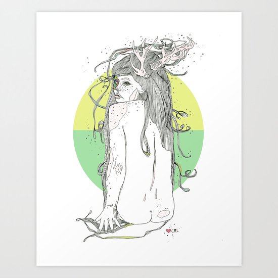 colour blind V Art Print