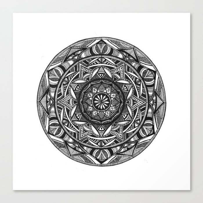 Spiritual Mandala Canvas Print