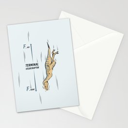Terminal Velociraptor Stationery Cards