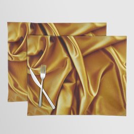 Gold velvet texture Placemat
