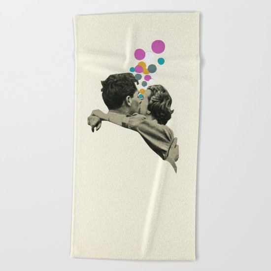 First Kiss Beach Towel