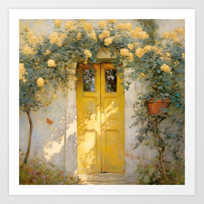 The Yellow Door Art Print
