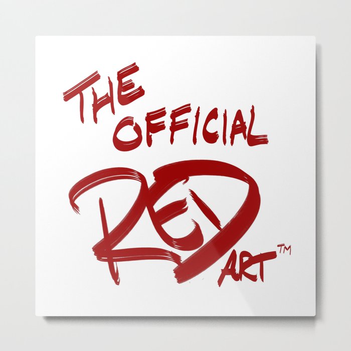 REDart TM logo Metal Print