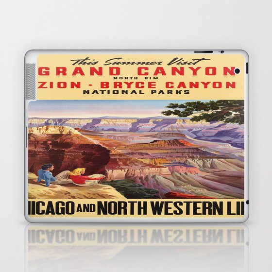 Vintage poster - Grand Canyon Laptop & iPad Skin