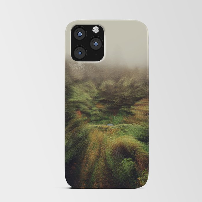Fog and Forest on the Oregon Coast | Surreal Photography iPhone Card Case