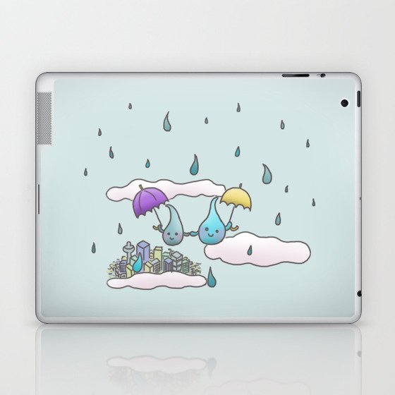 Rain drops keep falling on my head Laptop & iPad Skin