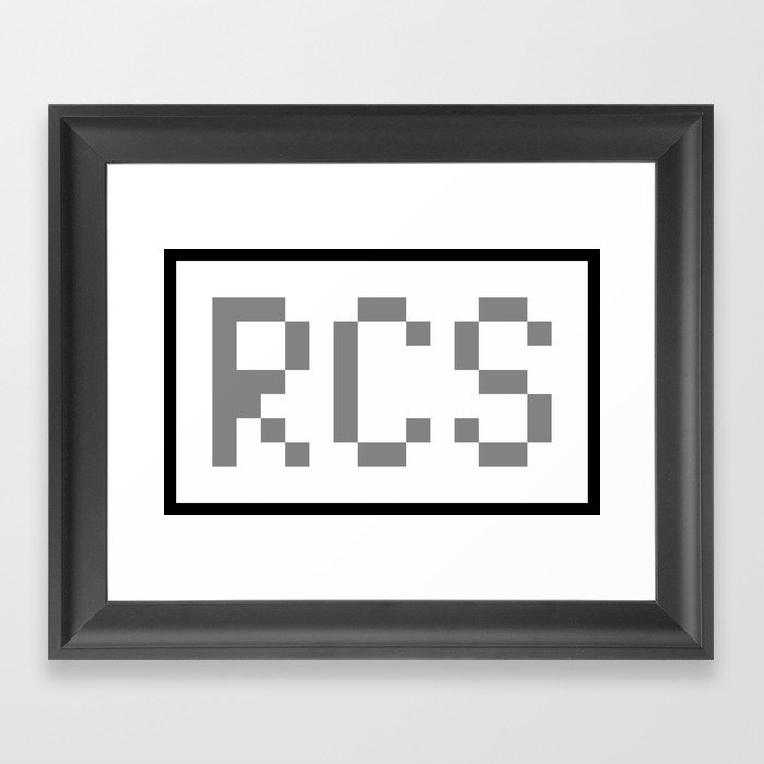 RCS Logo Framed Art Print