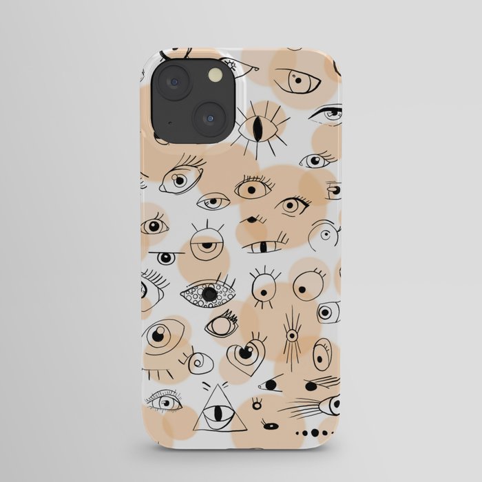 Orange eyes iPhone Case