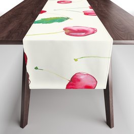 Cherry Pattern Table Runner