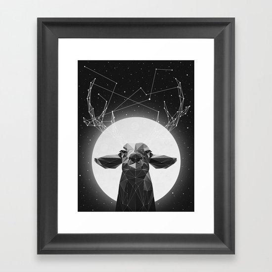 The Banyan Deer Framed Art Print