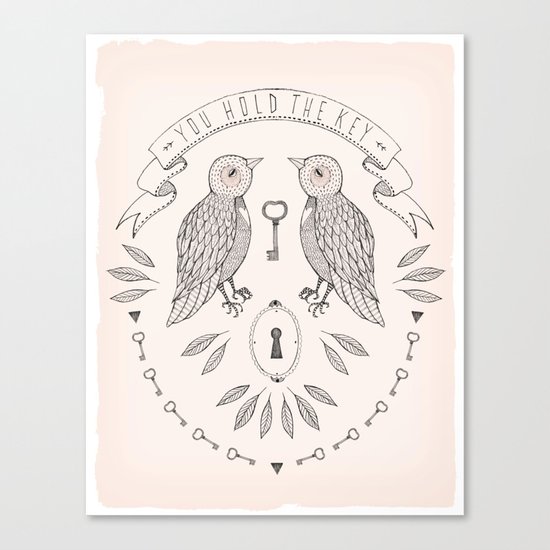 YOU HOLD THE KEY Canvas Print