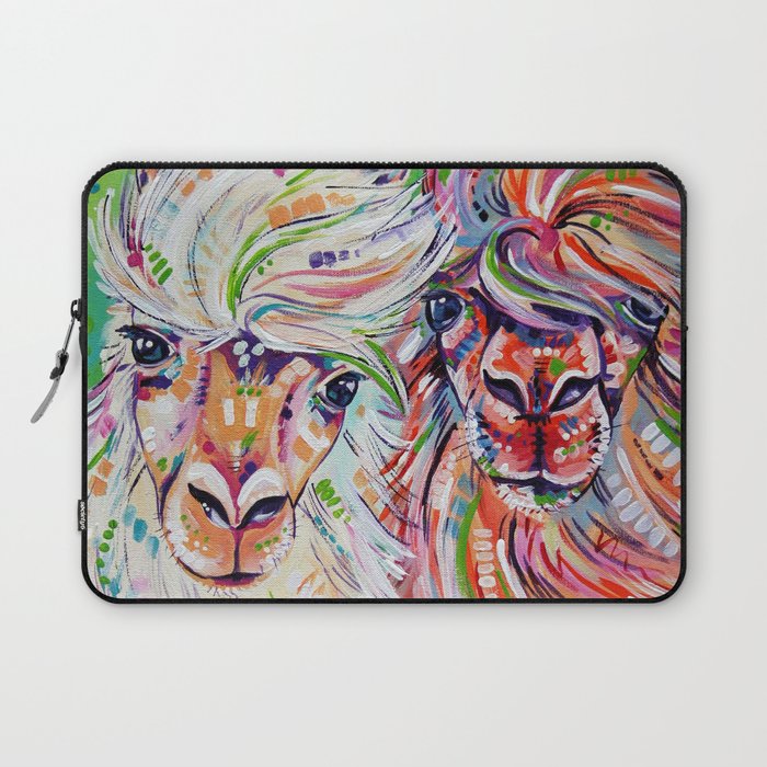 Hello - Alpaca Painting Laptop Sleeve