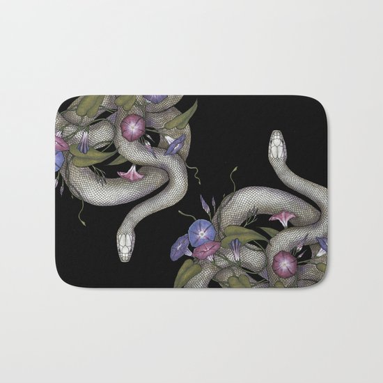 Morning Glories Bath Mat