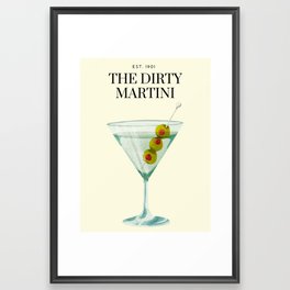 Dirty-Martini Framed Art Print
