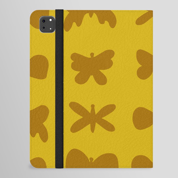 Yellow butterflies. iPad Folio Case