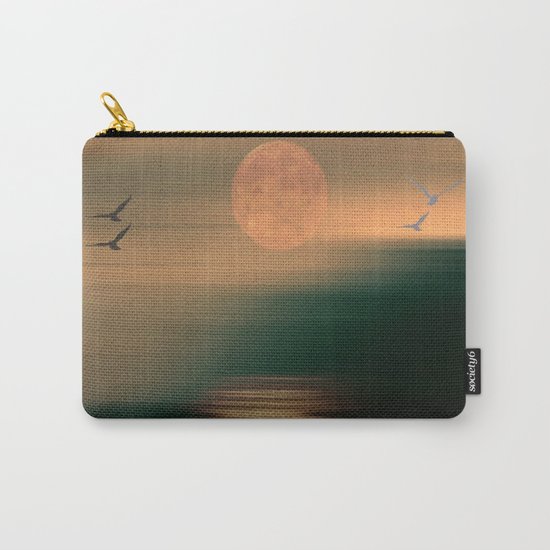 Amber Skies Abstract Carry-All Pouch