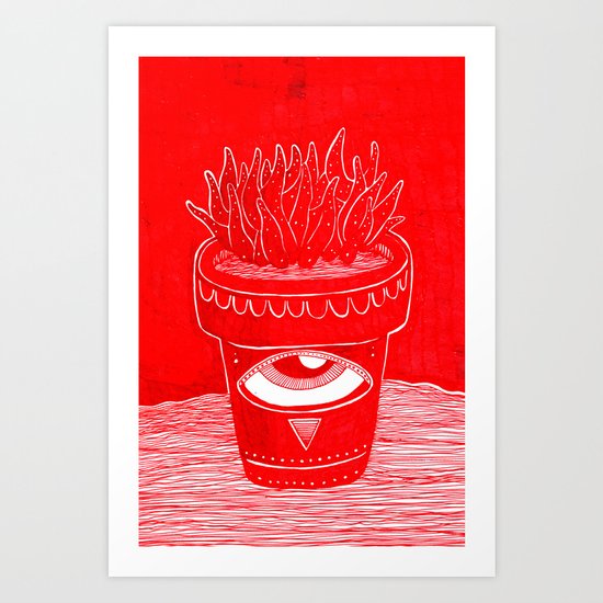suculenta espacial Art Print