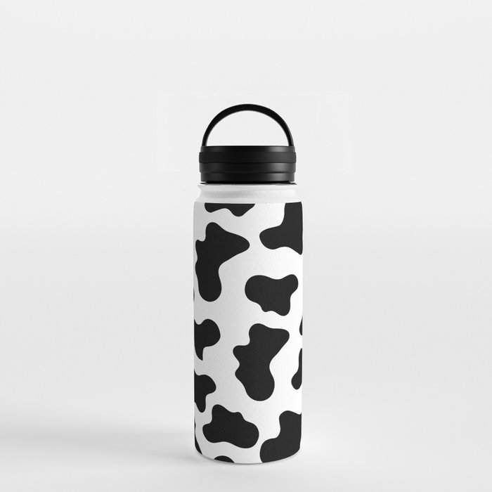 Moo Cow Print Water Bottle