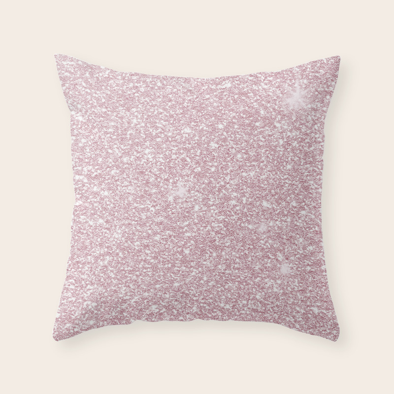 pink glitter pillow