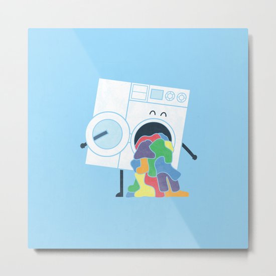 Laundry Day Metal Print